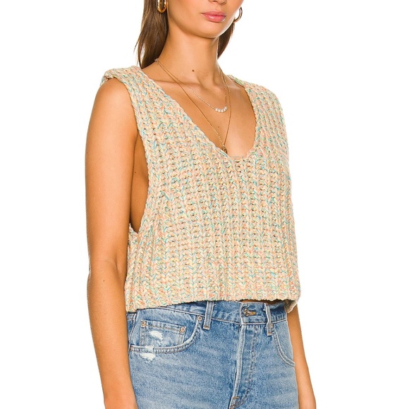 Free People Colorful Knit Tank Top - Picture 6 of 8